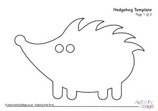 hedgehog printables