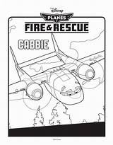 Fire Planes Rescue Pages Coloring Cabbie Colouring Getdrawings Drawing Color sketch template