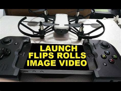dji ryze tello controller    flips  image video  launch review youtube