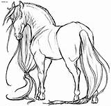 Horse Coloring Pages Herd Wild Printable Color Getcolorings Mustang sketch template