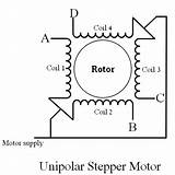 Stepper Unipolar Coils Bipolar Connected sketch template