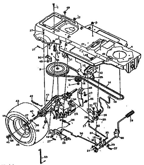 craftsman  propelled lawn mower parts diagram general wiring diagram
