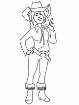 Cowgirl Coloring Pages Recommended sketch template
