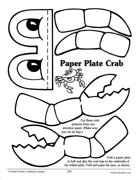 printable crab claw template printable world holiday