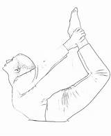 Dhanurasana Pose Bow Benefits Health Precautions Steps sketch template