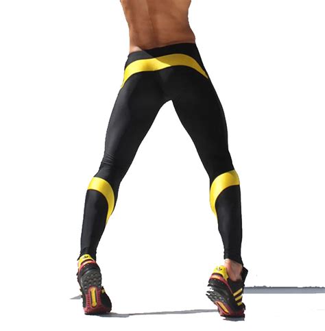 atletische mannen gym broek mens yoga lange broek elastische running broek skinny legging sport