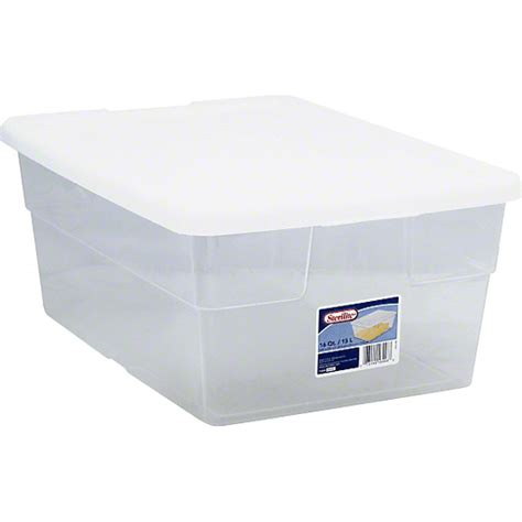 sterilite  qt storage bin plastic containers sun fresh