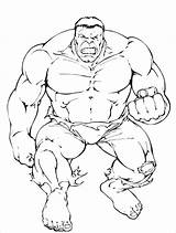 Superhero Hulk Coloring Pages Template Printable Templates Colouring Kids sketch template