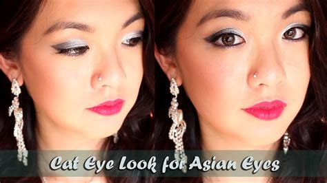 cat eye makeup for asian eyes prom youtube