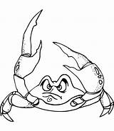 Crabe Toupty Servir Peux Dessus Boutons Navigateur sketch template