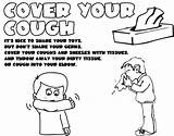 Cough Sneeze Flu Worksheeto sketch template