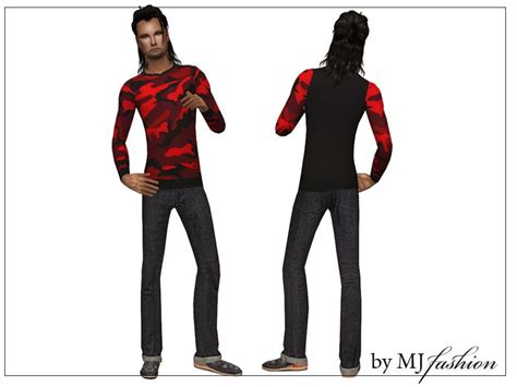 pin  sims  male clothes