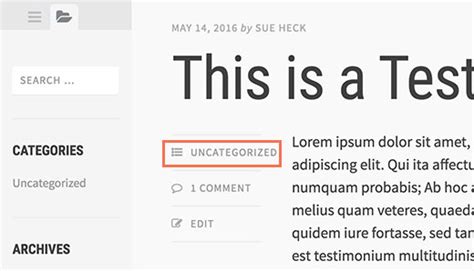 rename  uncategorized category  wordpress