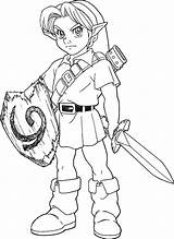 Zelda Coloring Link Pages Legend Printables Printable Kids sketch template