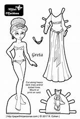 Ancient Maiden Greta Maidens Paperthinpersonas Sandals Inspirations sketch template
