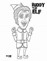 Elf Buddy sketch template