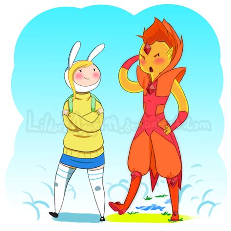 Winter Walk Fionna And Flame Prince By Lildarkangel99 On