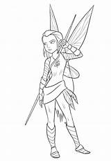 Coloring Fairy Warrior Colorkid Fada Colorare Guerreros Fairies Hadas Guerrero sketch template
