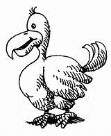 Dodo Bird Coloring Pages Netart Sketch Getdrawings Drawing sketch template
