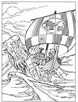 Norse Gods Colouring Goddesses Dover Vikings Leif Publications Valhala Erikson Coloriages Designlooter Mythological Doverpublications sketch template
