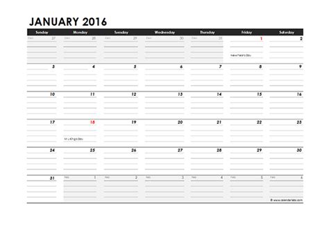 2016 excel monthly calendar 04 free printable templates