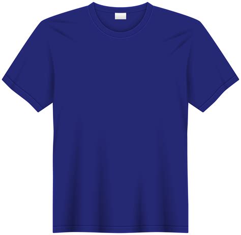 blue  shirt png clip art  web clipart