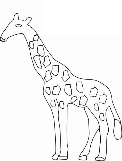 printable giraffe coloring pages  kids giraffe coloring pages