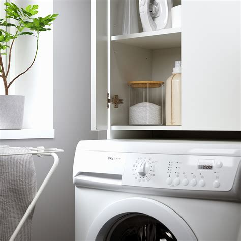 nysjoen cabinet  washing machine white  cm ikea
