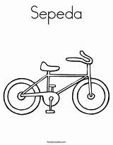 Sepeda Coloring Bike Noodle Favorites Login Add Twistynoodle sketch template
