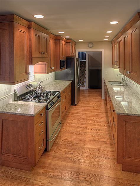 wide galley kitchen ideas pictures remodel  decor