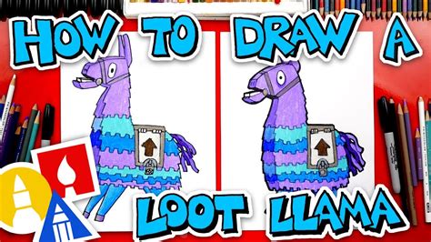 draw  loot llama  fortnite youtube