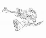 Sniper Weapon Kids Coloringhome sketch template