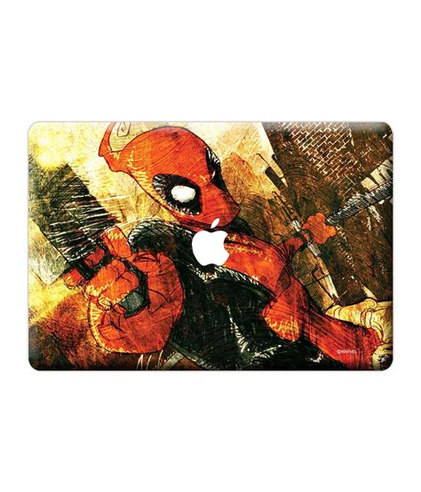amazoncom celfidesign official merchandise deadpool attack  marvel laptop skin covers fits