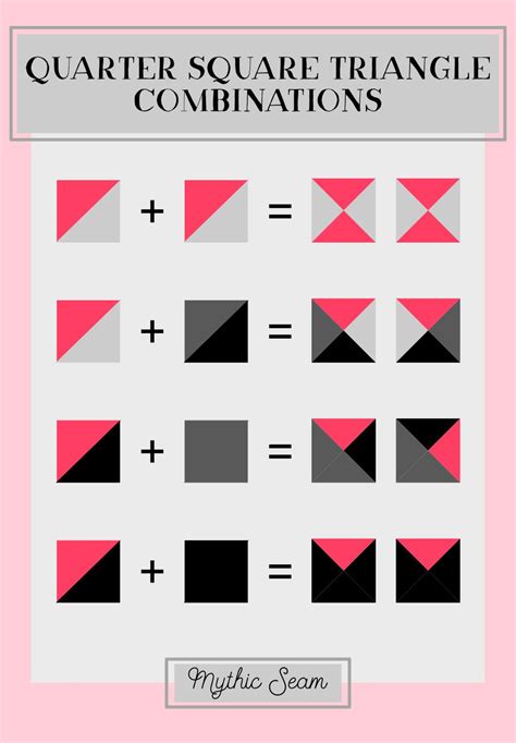 change      quarter square triangle blocks    color combinations