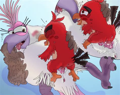 Rule 34 Angry Birds Anthro Avian Beak Bird Bodily Fluids Debbie