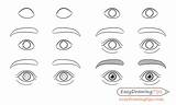 Step Eyes Draw Drawing Surprised Eye Expressions Scared sketch template