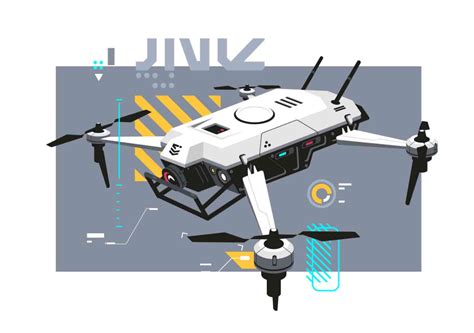 drone illustration series kitnet vector illustrations