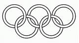 Olympic Rings Coloring Pages Drawing Olympics Colouring Colour Flag Ring Color Clipart Winter Colors Games Pic Olympische Craft Logo Clip sketch template