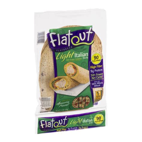 Flatout Flatbread Light Italian Herb 6 Ct Reviews Find The Best
