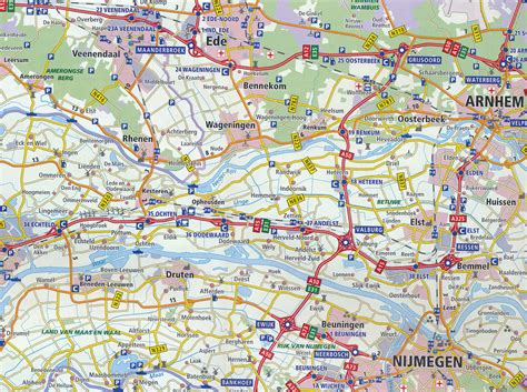nederland zuid wegenkaart    reisboekhandel de noorderzon