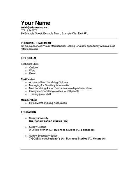 simple resume template basic resume templates hloom key tips