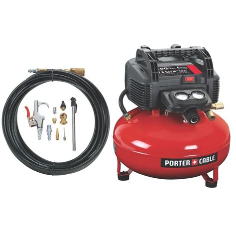 deal porter cable  gal compressor   piece accessory kit  today   tool craze