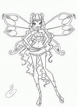 Enchantix Club Coloring Winx Pages Bloom Comments sketch template