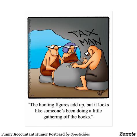 funny accountant humor postcard zazzlecom accounting humor taxes