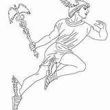 Hermes Greek Coloring Pages God Hellokids Gods Herds Drawings sketch template