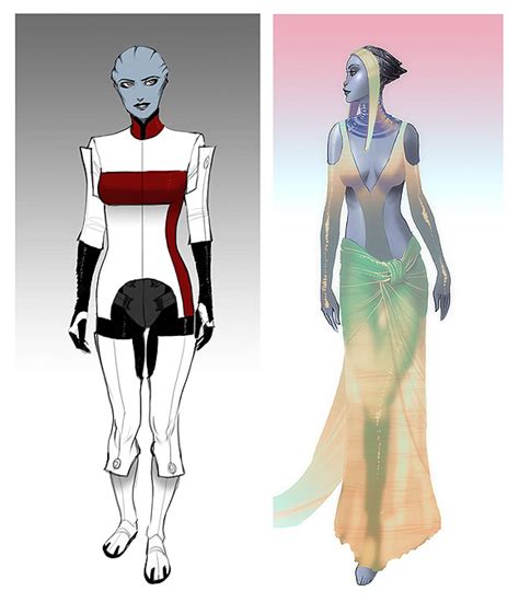 Asari Concept Art Mass Effect Art Gallery