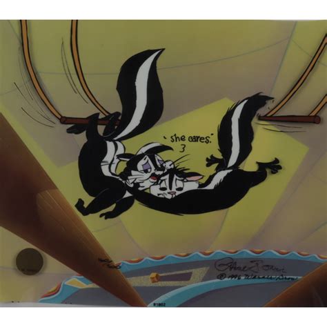 chuck jones signed le sold out 1996 looney tunes kitty catch 10x12