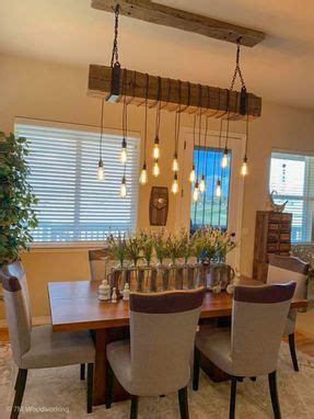 buy  custom reclaimed barn beam chandelier light fixture
