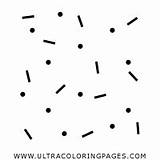 Coloring Confetti Pages sketch template