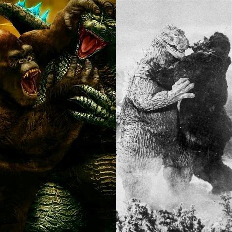 King Kong Vs Godzilla 1962 And Godzilla Vs Kong 2020 Godzilla